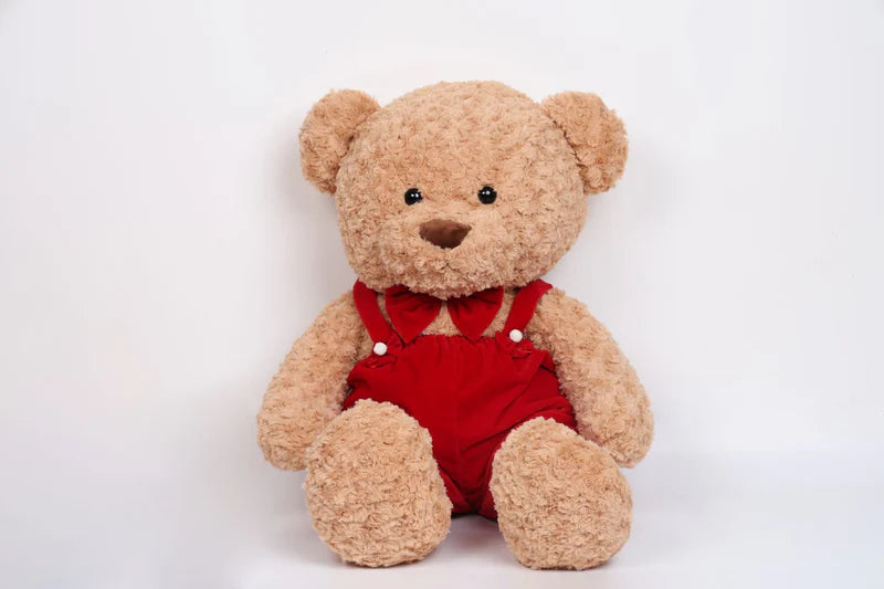 ORSO ROSSO 90CM FIORI DI LENA