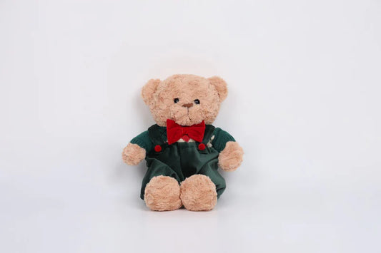 ORSO VERDE INGLESE 40CM FIORI DI LENA