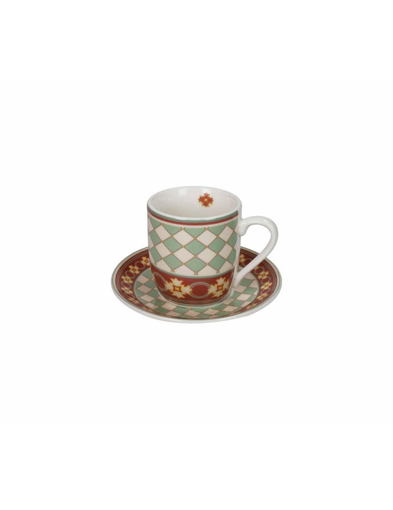 Set tazzine caffè 2 pz Quadrella LE CEMENTINE di BRANDANI