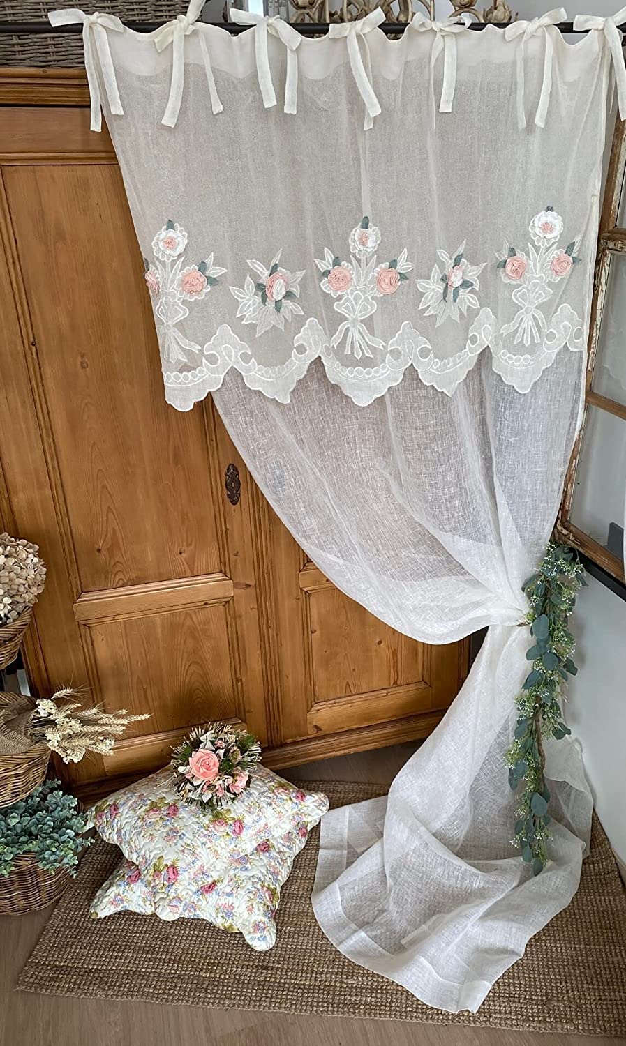 Tenda in lino di BLANC MARICLÒ