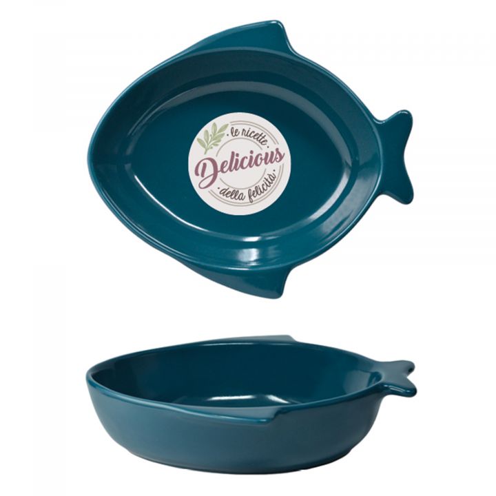 Pirofila monoporzione Pesce blu di WALD