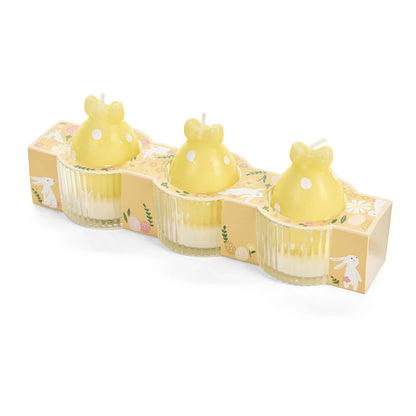 Set 3 Candele a Forma di Uovo – Pasqua | Nuvole di Stoffa
