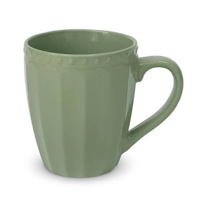 Tazza in Stoneware Verde – Collezione Sunday | Nuvole di Stoffa