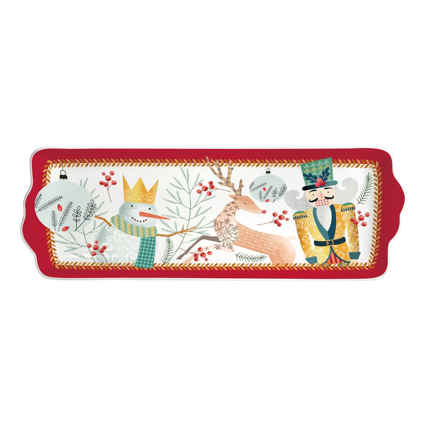 VASSOIO RETTANGOLARE  RACCONTI DI NATALE  WALD