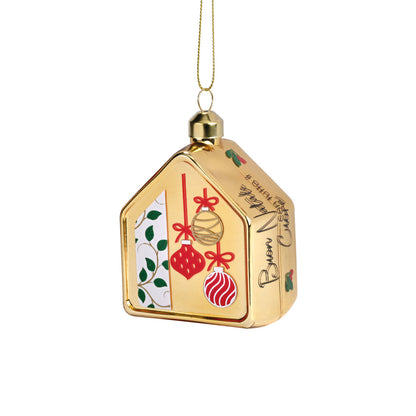 DECORO NATALIZIO CASETTA BUON NATALE WALD