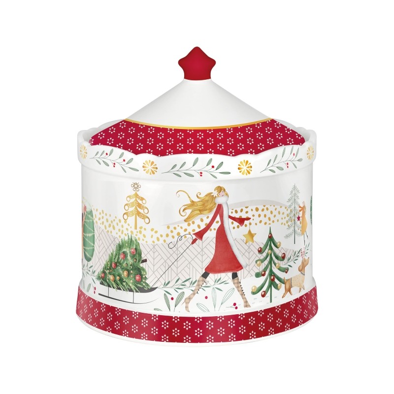 BISCOTTIERA DECORO PAESAGGI WALD