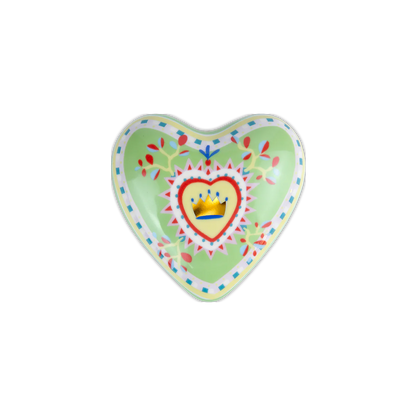 BACI MILANO Cuore piccolo in porcellana Mamma Mia