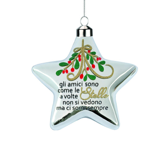 DECORO NATALIZIO STELLA GLI AMICI WALD