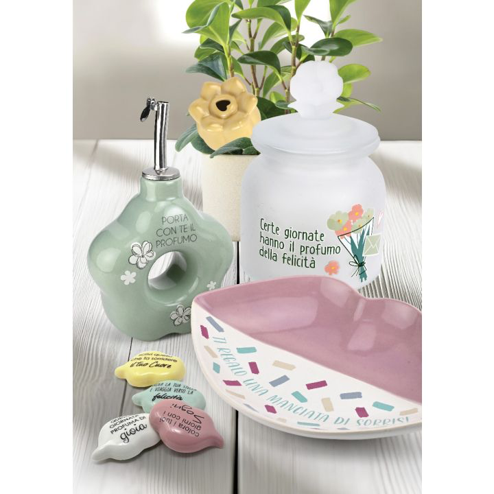 Magnete in porcellana con frase motivazionale – Collezione Modì