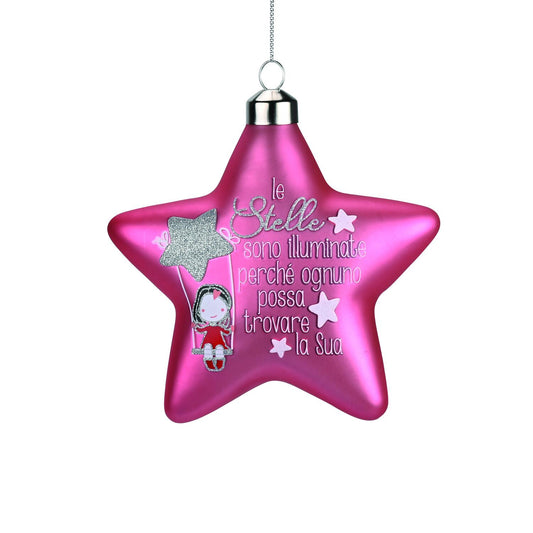 DECORO NATALIZIO STELLA LE STELLE WALD