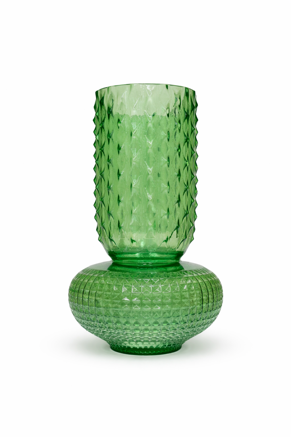 Fiori di Lena - Vaso in Vetro Verde