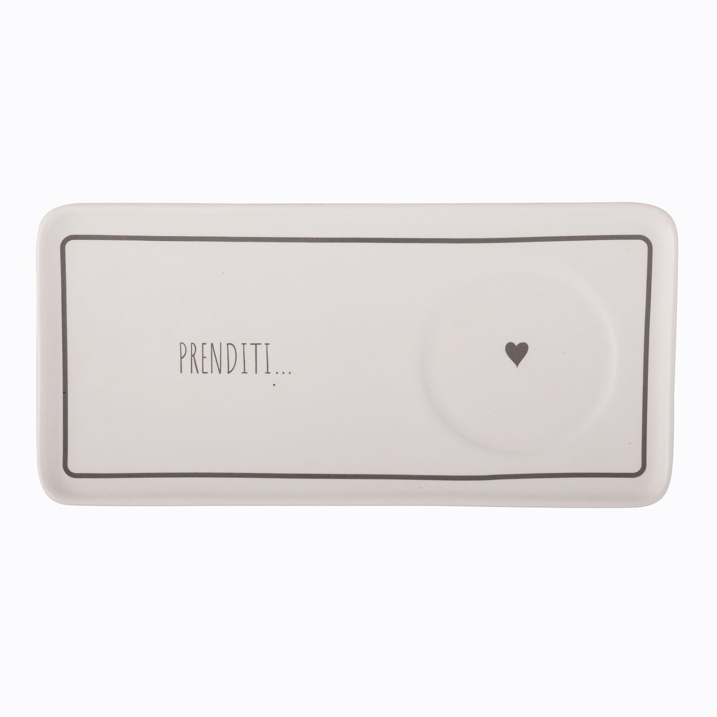 Set Tazza e Piattino in Ceramica Bianca – Scritta “Una Dolce Pausa” | Nuvole di Stoffa