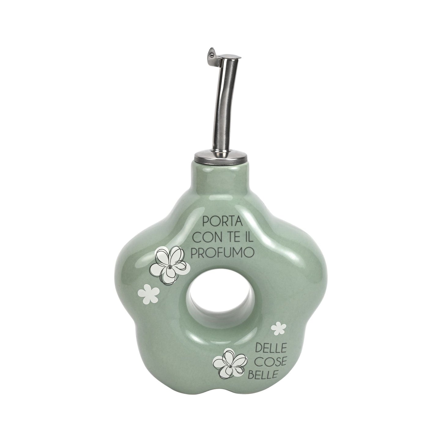 Wald Oliera in porcellana design fiore collezione Modì – bottiglia olio decorata