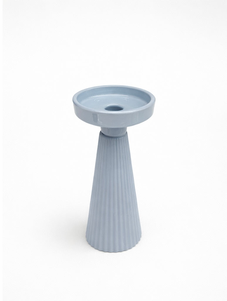 Portacandela con piede h 19 cm – Fiori di Lena