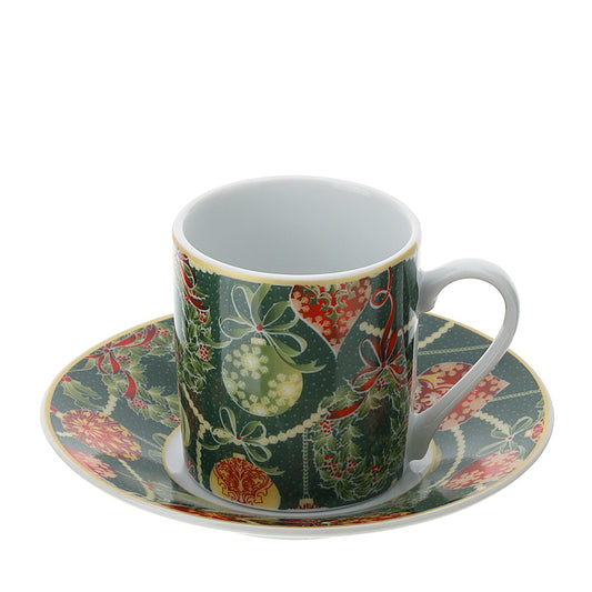 Box 6 Tazzine Caffè in Porcellana Hervit