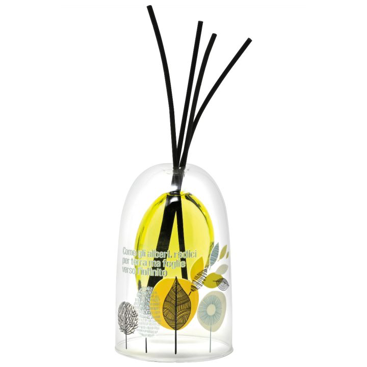 WALD Bottiglia in vetro borosilicato per profumo ambiente 10x16 cm – Collezione Voilà