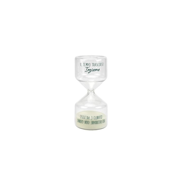 Clessidra WALD Piccola in Vetro Borosilicato 12 cm – Collezione Trasparenze