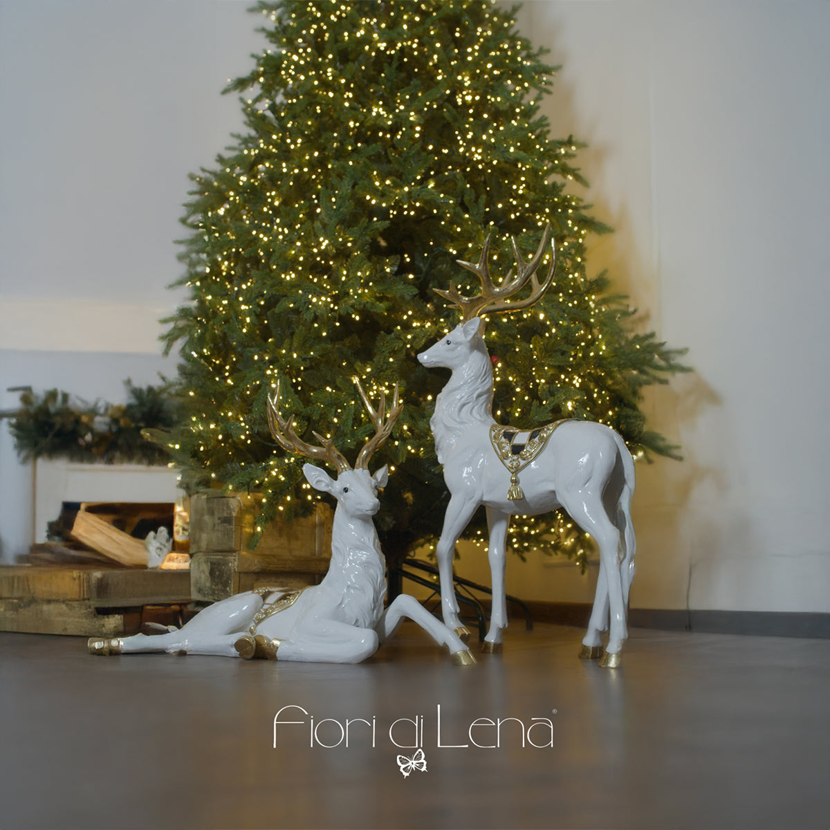 Albero di Natale Courmayeur – Fiori di Lena – 240 cm