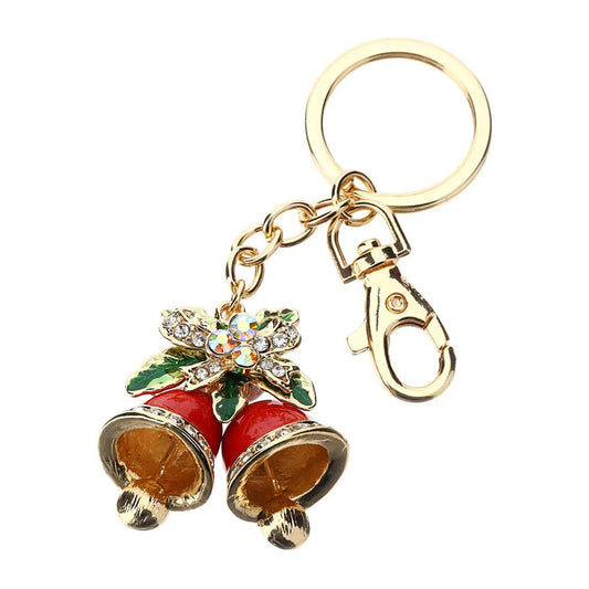 Hervit Portachiavi Campanelle Natalizie Gioiello – H 11 cm