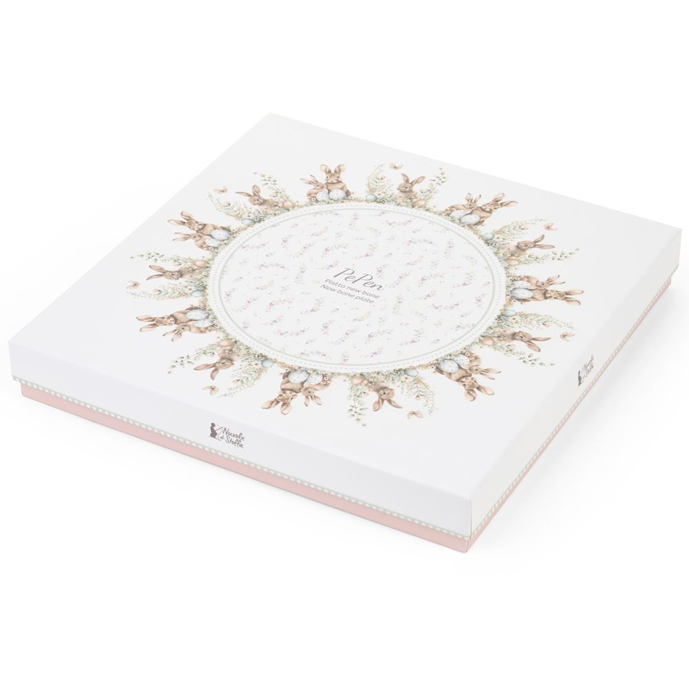 Piatto Torta con Paletta Rabbit Pepen – Nuvole di Stoffa