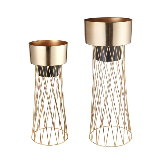 Portavaso in metallo L’Oca Nera – Collezione Ethno Chic