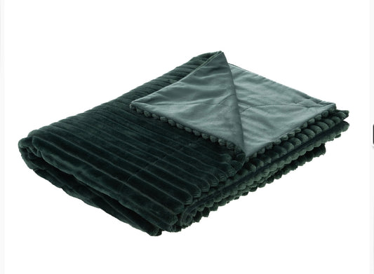 Plaid Verde Foresta Sultan 130x170 cm - Eleganza e Comfort per la Tua Casa