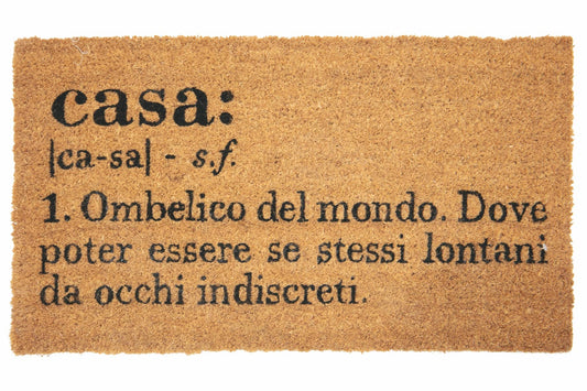 Zerbino in cocco scritta Casa Victionary - VdE Tivoli