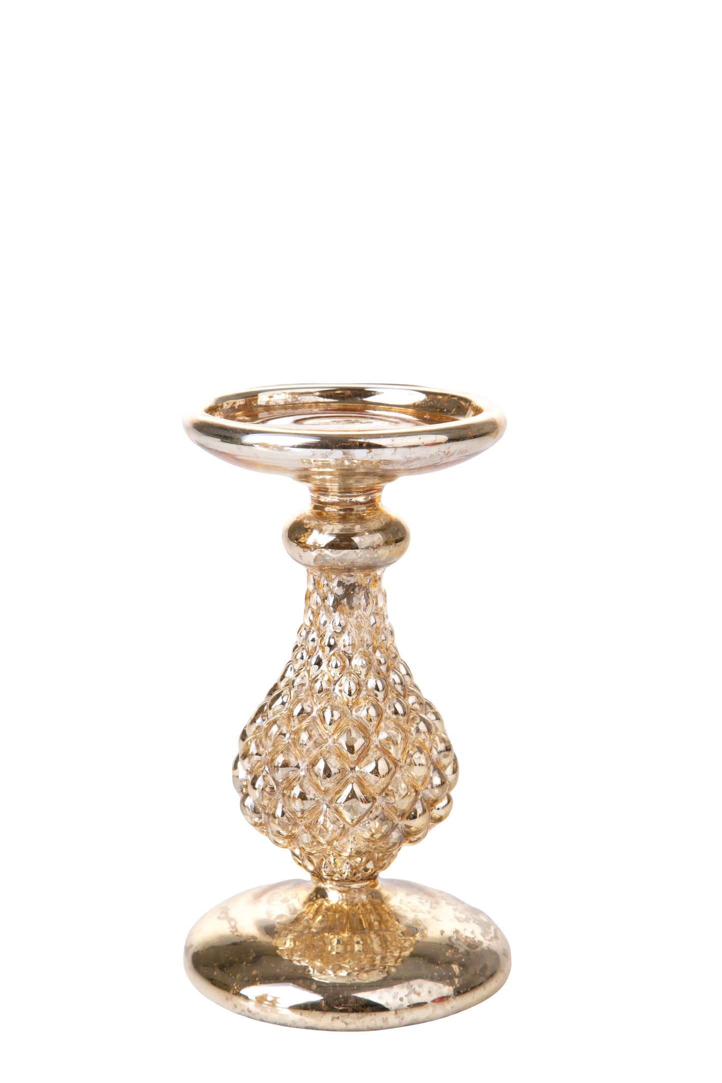 Portacandele in Vetro Oro e Argento – Eleganza e Lusso per le Tue Decorazioni