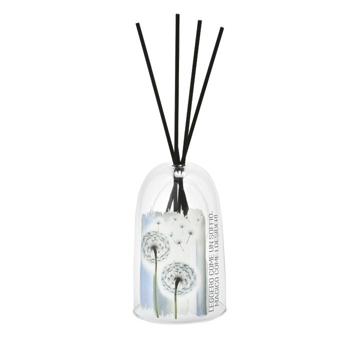 WALD Bottiglia in vetro borosilicato per profumo ambiente 10x16 cm – Collezione Voilà