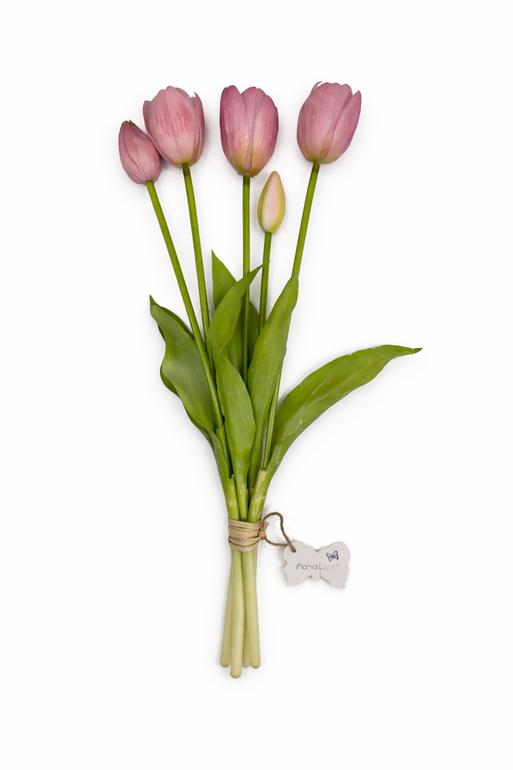 Mazzo 5 Tulipani Artificiali 40 cm - Fiori di Lena