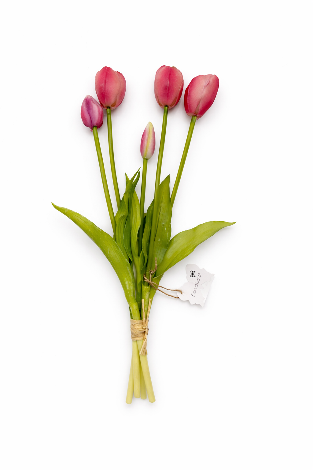 Mazzo 5 Tulipani Artificiali 40 cm - Fiori di Lena