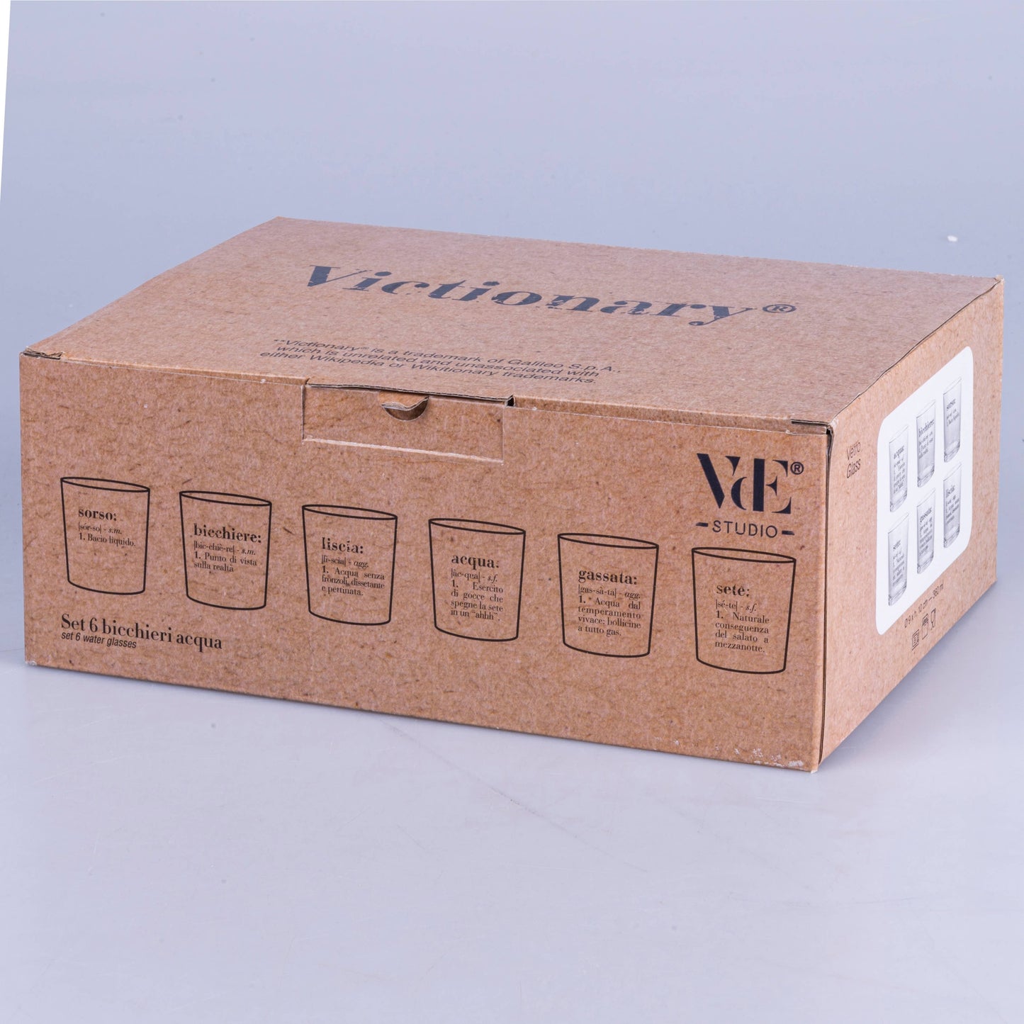 Victionary Set 6 Bicchieri 360ML