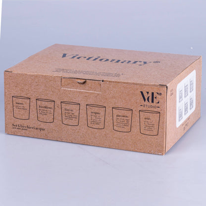 Victionary Set 6 Bicchieri 360ML