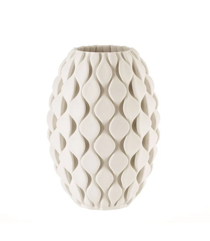 Vaso Decorativo in Porcellana Bianca Neo Classic – L’Oca Nera