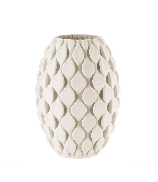 Vaso Decorativo in Porcellana Bianca Neo Classic – L’Oca Nera