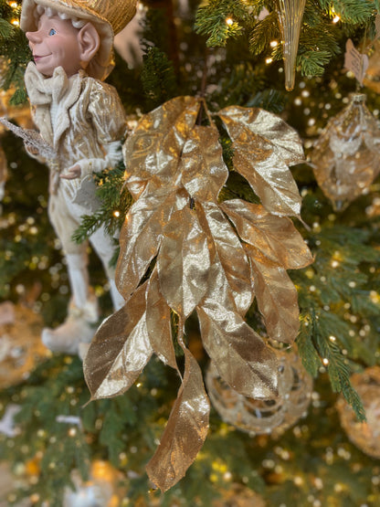 Ramo decorativo natalizio glitter 75 cm - Fiori di Lena