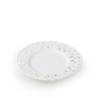 HERVIT Piattino porcellana traforato