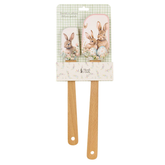 Set 2 Spatole in Silicone Rabbit Pepen – Nuvole di Stoffa