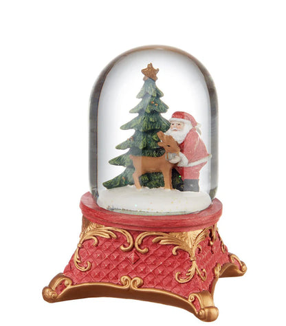 L’Oca Nera - Palla di Neve Babbo Natale - Collezione Gioia nel Cuore
