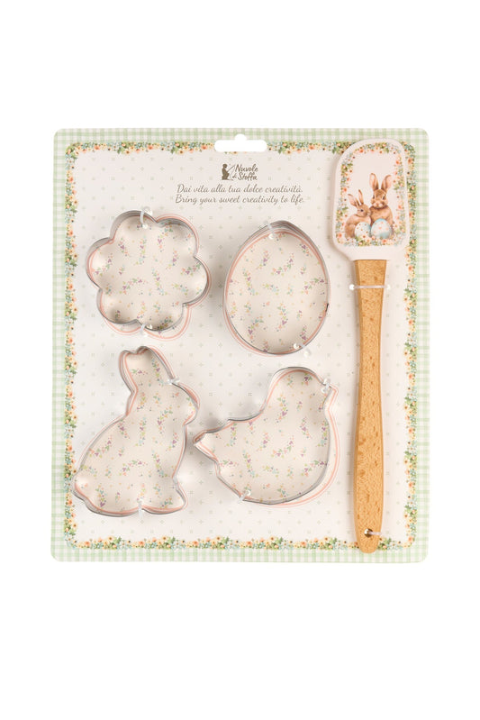 Set Spatola in Silicone con Stampini Pepen – Nuvole di Stoffa