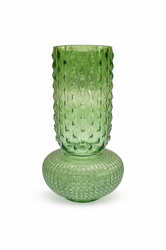 Fiori di Lena - Vaso in Vetro Verde