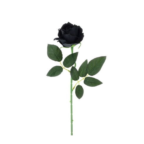 Hervit Rosa in Velluto con Gambo – H 50 cm