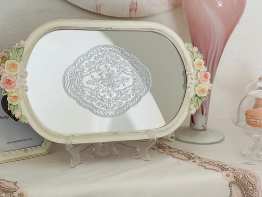 Vassoio Specchio Shabby Chic | L’Arte di Nacchi