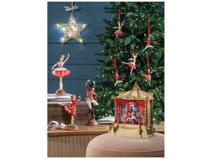 PENDENTE  BALLERINA ROSSA COLLEZIONE BALLO DI NATALE L'OCA NERA