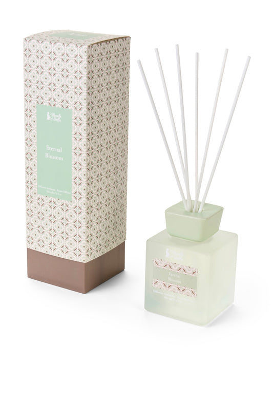 Diffusore a Bastoncini Eternal Blossom in Vetro – Nuvole di Stoffa