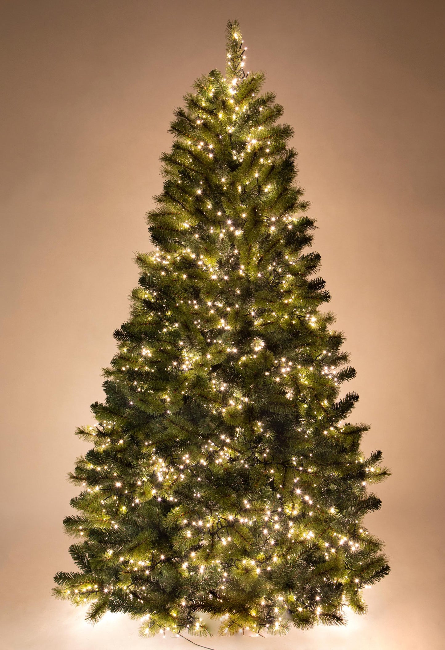Albero di Natale Artificiale con Luci LED - H 240 cm