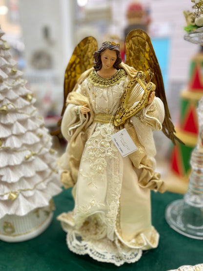 Angelo con ali e lira - Fiori di Lena