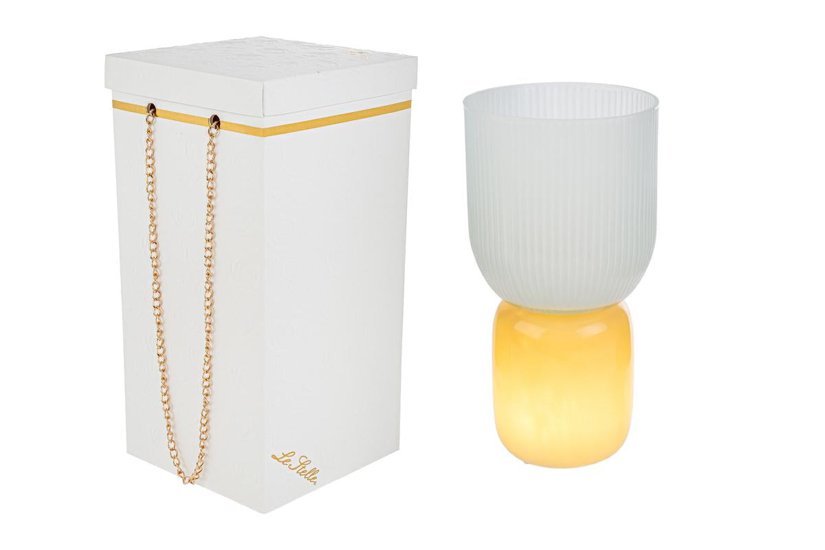 Vaso in vetro con luce LED – Le Stelle