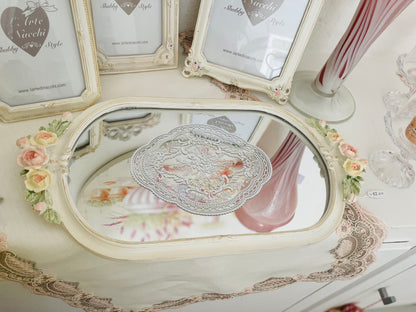 Vassoio Specchio Shabby Chic | L’Arte di Nacchi