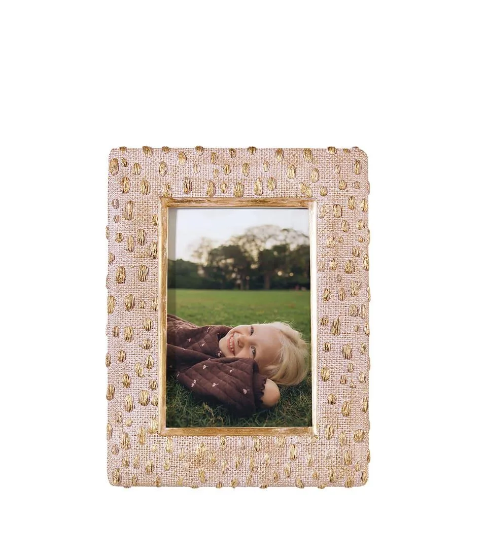 Portafoto Rettangolare Texture Oro – L’Oca Nera